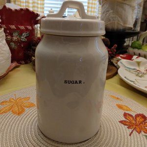 Rae Dunn Sugar Canister with Lid